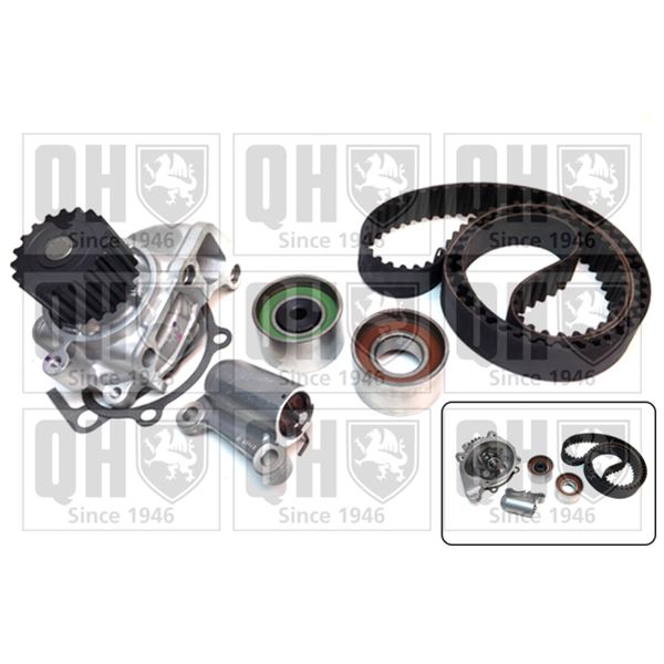 1 kit de distribution + 1 pompe à eau Quinton Hazell QBPK8290