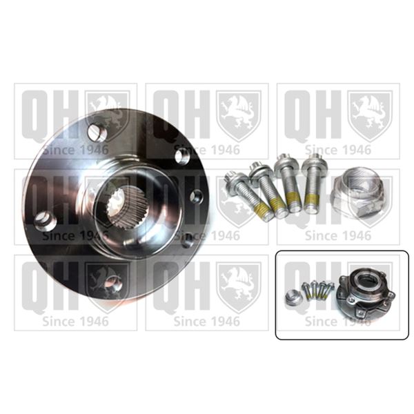 1 kit de roulement de roue avant Quinton Hazell QWB1591