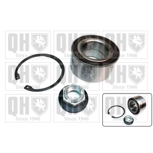 1 kit de roulement de roue avant Quinton Hazell QWB1596