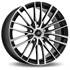 Jante aluminium Infiny 16 pouces Noir Brillant Face Polie Rider Light