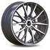 Jante aluminium Infiny 15 pouces Gris Satin Face Polie Spike