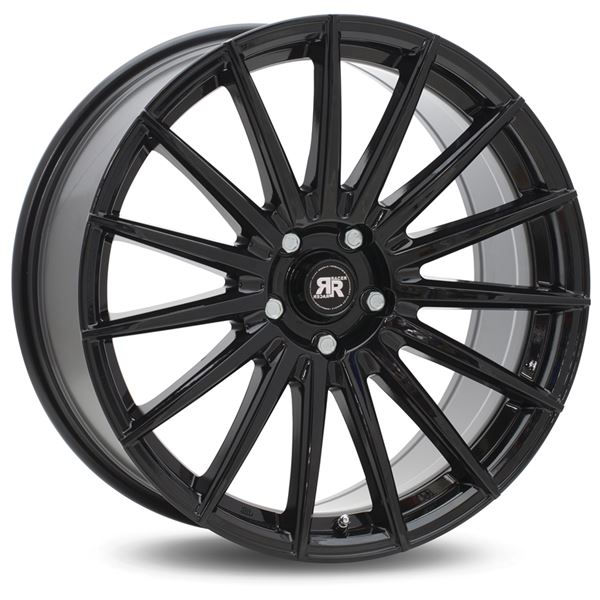 Jante aluminium Racer 15 pouces Noir Brillant Monza