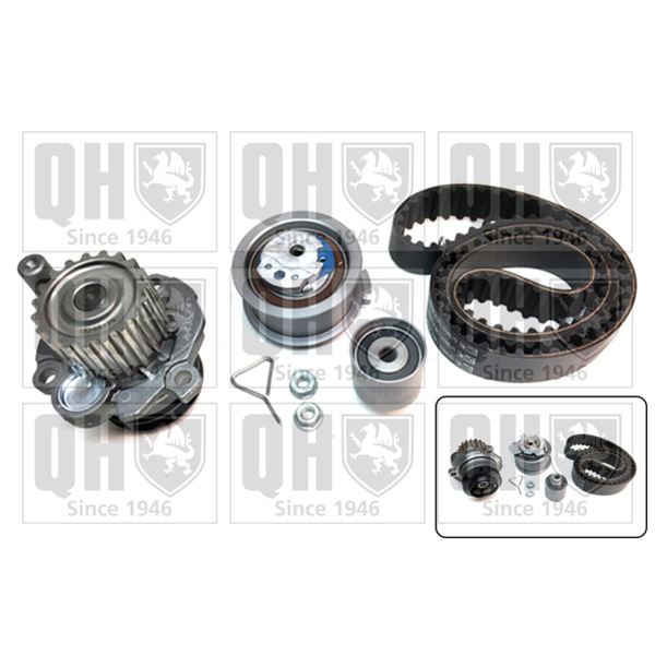 1 kit de distribution + 1 pompe à eau Quinton Hazell QBPK6254
