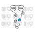 1 kit de distribution + 1 pompe à eau Quinton Hazell QBPK7763