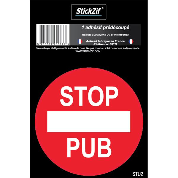 Adhésif Stop pub x1