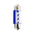 2 ampoules led navette C5W 36 mm bleu