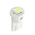 2 ampoules T10 avec 1 LED blanche