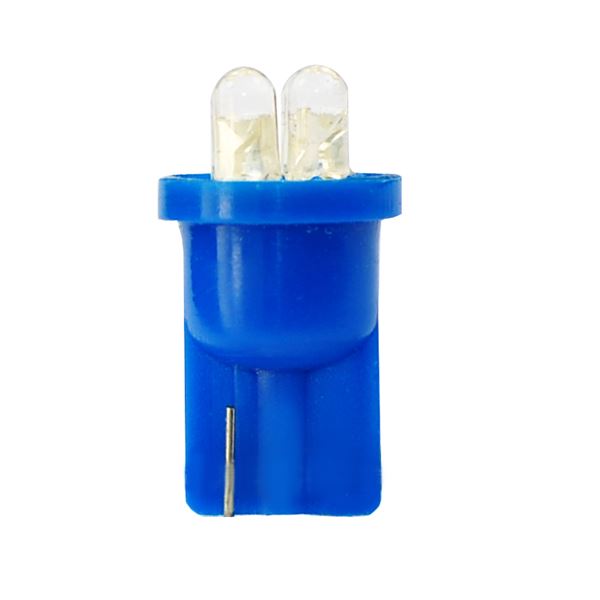 2 ampoules T10 avec 4 LED bleu