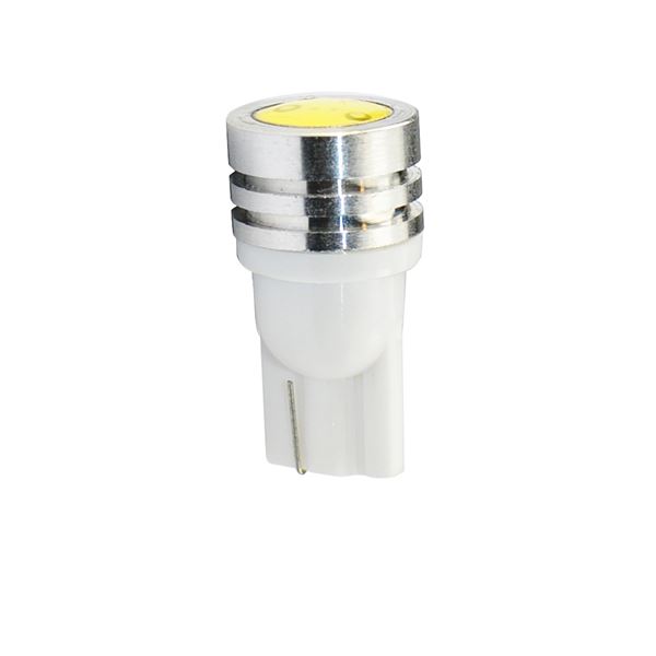 2 ampoules T10 avec 1 LED blanche