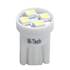 2 ampoules T10 avec 4 LED blanche