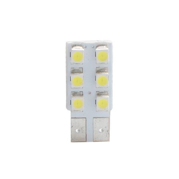 2 ampoules T10 avec 6 LED blanche