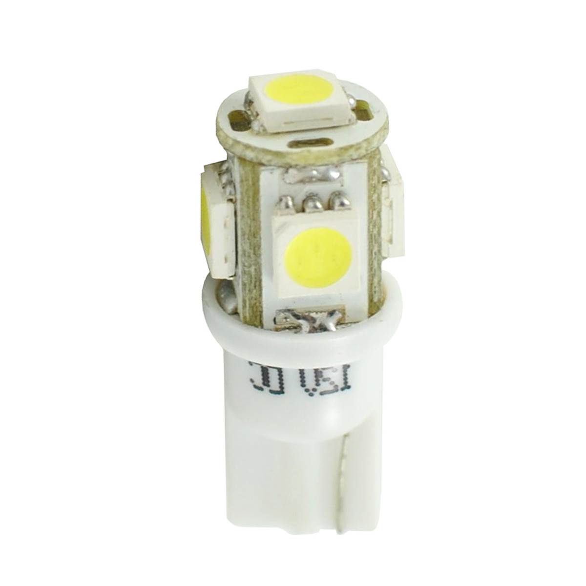 Ampoules (2 pièces) T10 Avec 5 Led Blanche