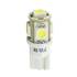 2 ampoules T10 avec 5 LED blanche
