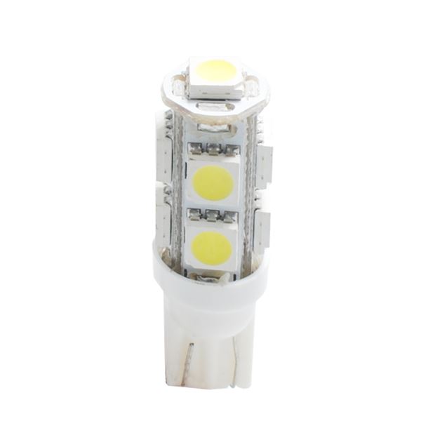 2 ampoules T10 avec 9 LED blanche