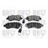 4 plaquettes de frein Quinton Hazell BP1876