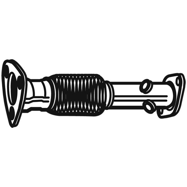 1 tube d'échappement avant Walker 10589