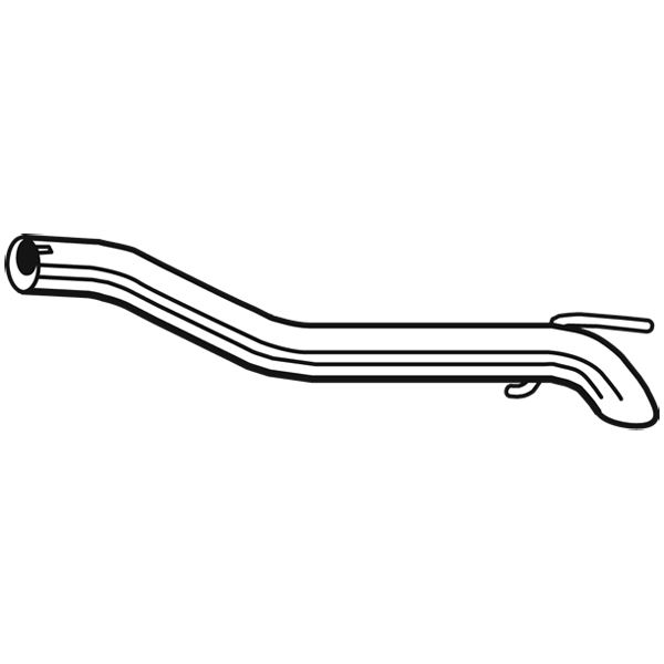 1 tube d'échappement intermédiaire Walker 10719