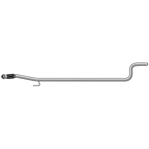 1 tube d'échappement intermédiaire Walker 10729