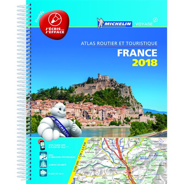 Atlas routier plastifié France 2018