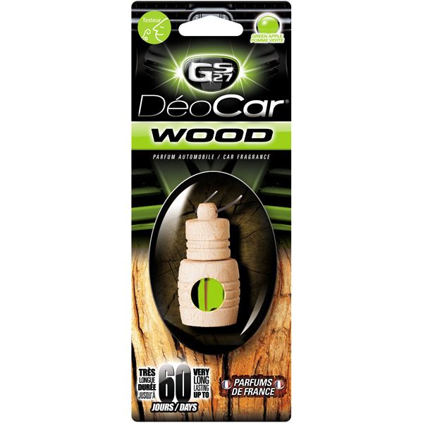 Désodorisant DEOCAR WOOD GS27 - Pomme verte