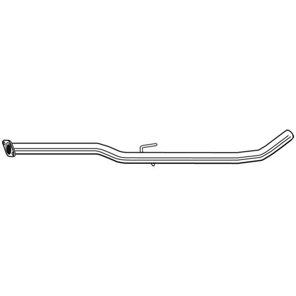 1 tube d'échappement intermédiaire Walker 10732