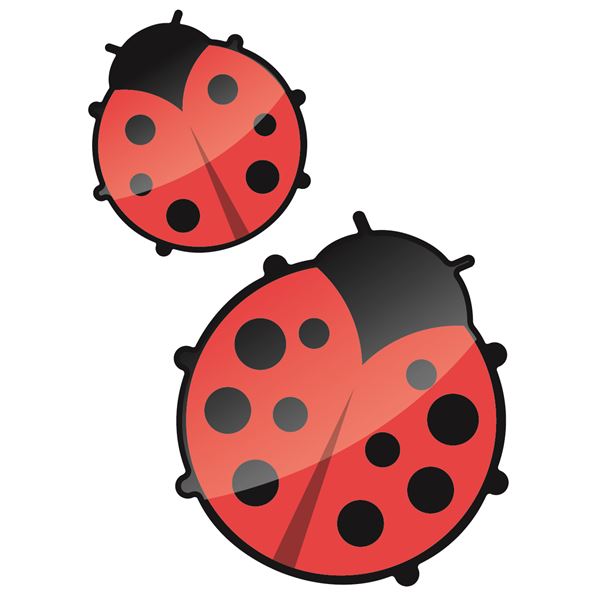 DECOR RESINE COCCINELLES