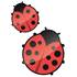 DECOR RESINE COCCINELLES