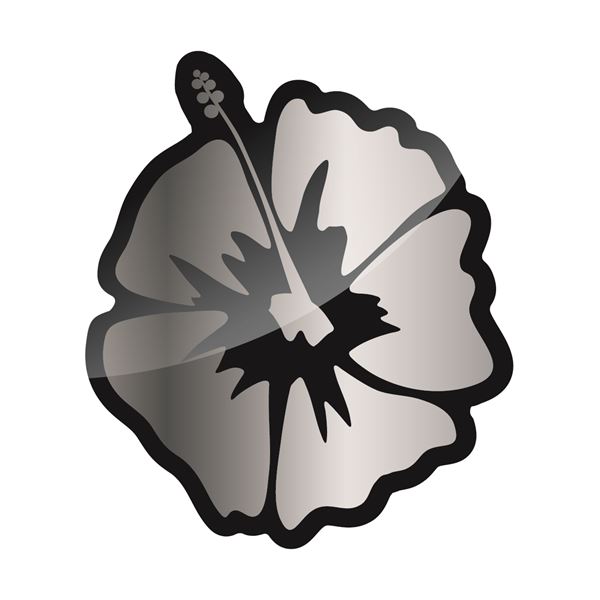 DECOR RESINE HIBISCUS