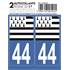DEPARTEMENT 44 DRAPEAU BRETON