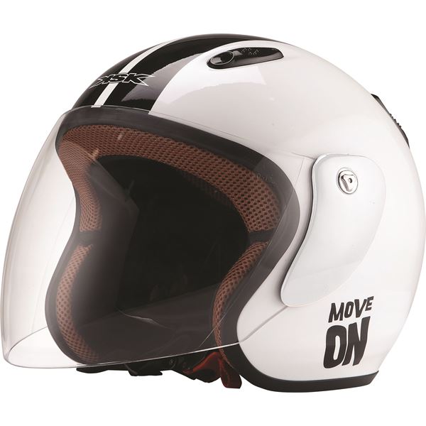 Casque moto Jet Move On blanc taille XL KSK