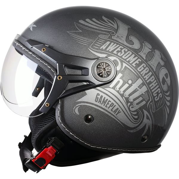 Casque moto Jet Tattoo On blanc taille M KSK
