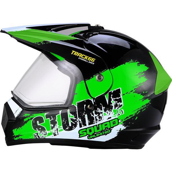 Casque moto cross Storm vert taille S EOLE