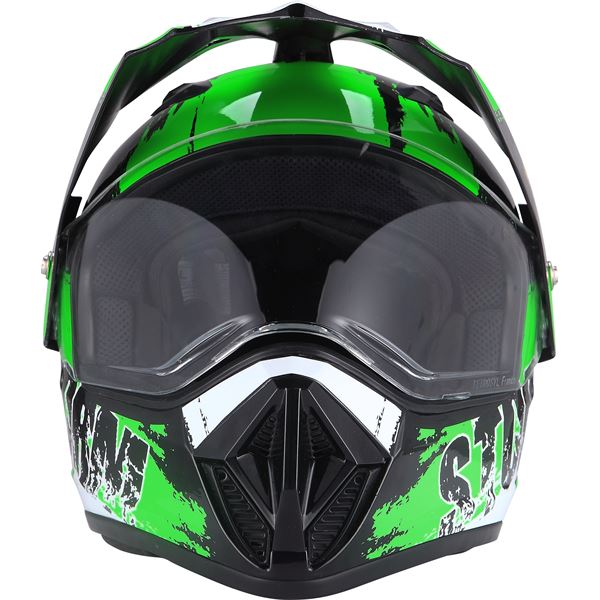 Casque moto cross Storm vert taille S EOLE