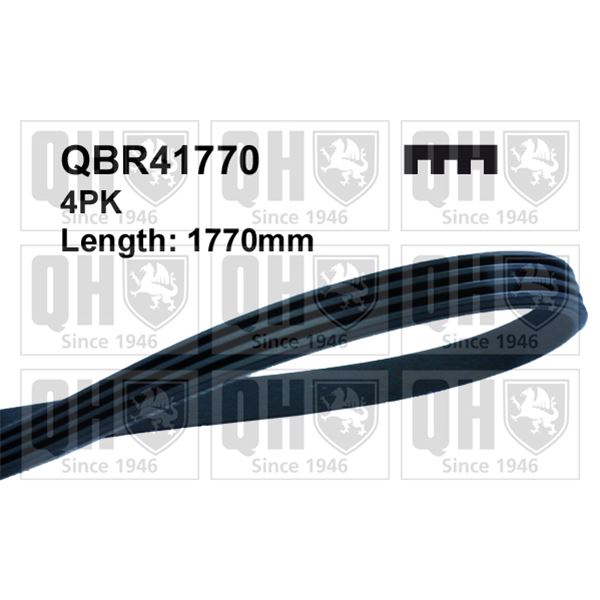 1 courroie d'entrainement Quinton Hazell QBR41770