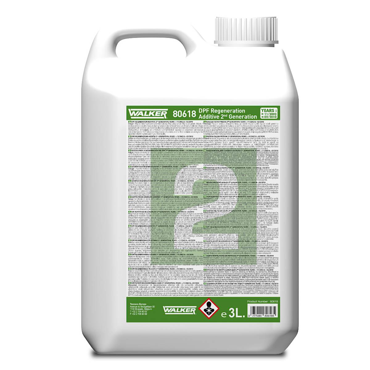 Recharge Additif Pour Filtres À Particules - Fbc 2eme Génération Walker 3 L