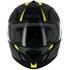 Casque moto scooter Intégral Graphic noir jaune MQS taille M