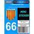 1 ADHÉSIF MOTO "RÉGION" DÉPARTEMENT 66 CATALOGNE