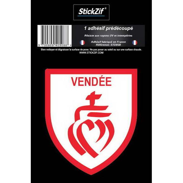 1 ADHÉSIF "DÉPARTEMENT" BLASON VENDEE