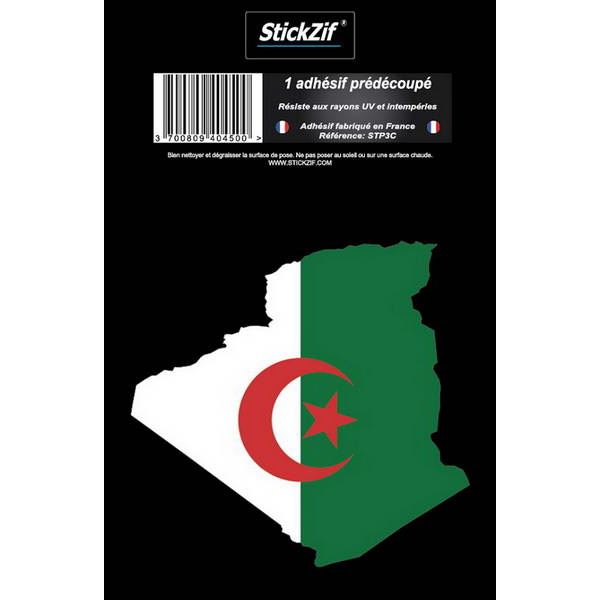 1 ADHÉSIF "PAYS" CARTE ALGÉRIE