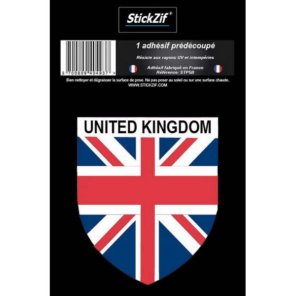1 ADHÉSIF "PAYS" BLASON UNITED KINGDOM