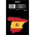 1 ADHÉSIF "PAYS" CARTE ESPAGNE