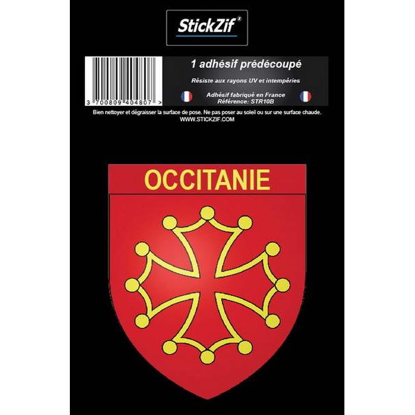 1 ADHÉSIF "RÉGION" BLASON OCCITANIE