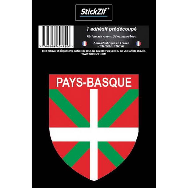 1 ADHÉSIF "RÉGION" BLASON PAYS-BASQUE
