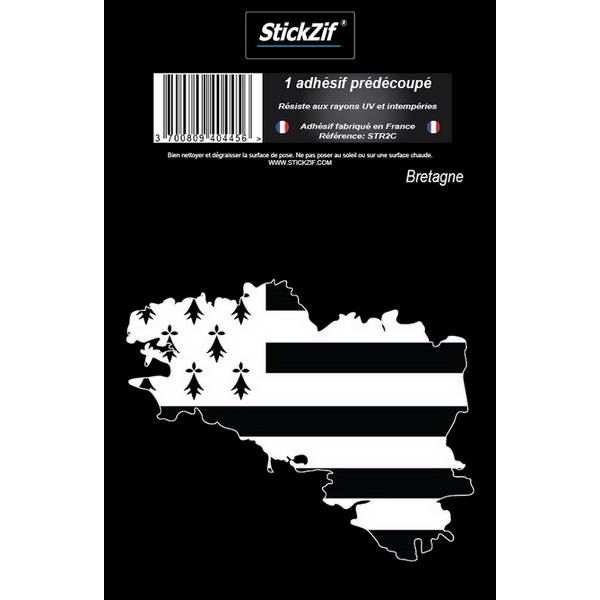 1 ADHÉSIF "RÉGION" CARTE BRETAGNE