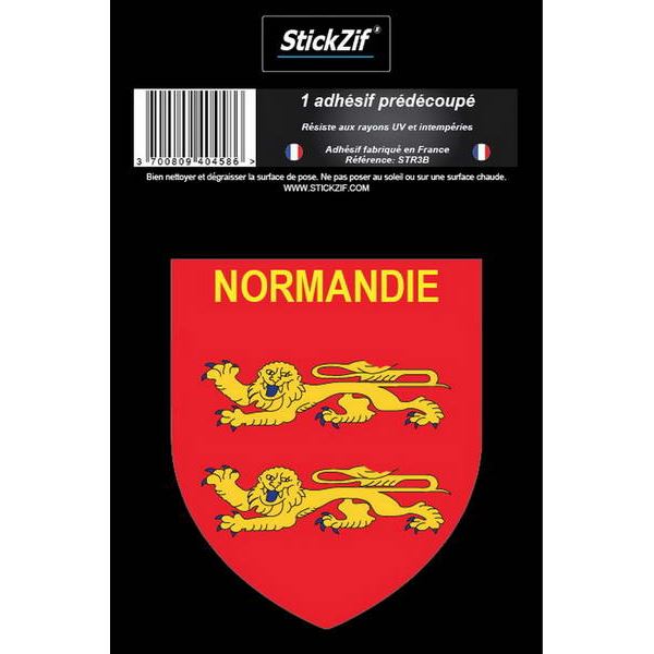 1 ADHÉSIF "RÉGION" BLASON NORMANDIE