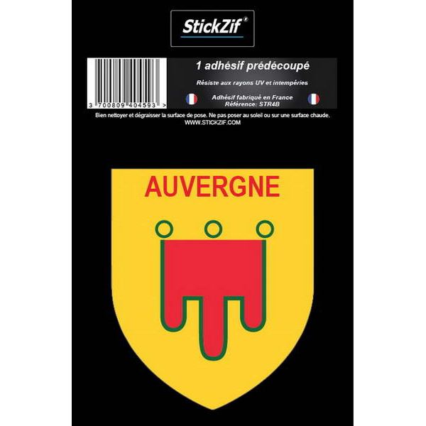 1 ADHÉSIF "RÉGION" BLASON AUVERGNE