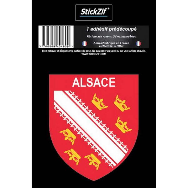 1 ADHÉSIF "RÉGION" BLASON ALSACE