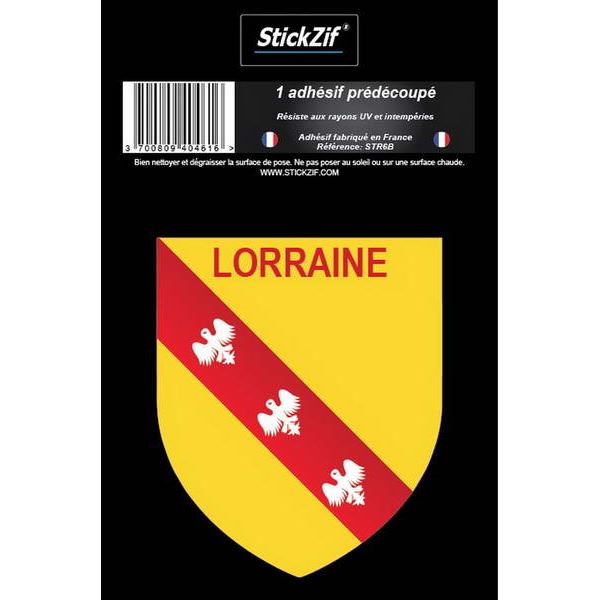 1 ADHÉSIF "RÉGION" BLASON LORRAINE
