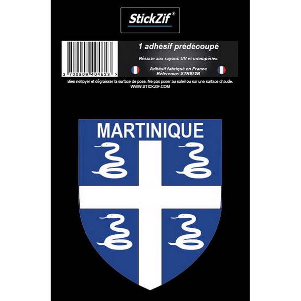 1 ADHÉSIF "RÉGION" BLASON MARTINIQUE