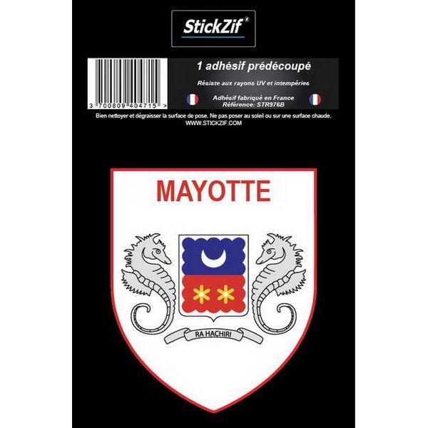 1 ADHÉSIF "RÉGION" BLASON MAYOTTE
